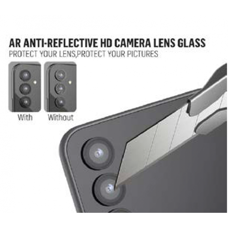 Blueo Camera Lens Protector ΓΥΑΛΙ ΠΡΟΣΤΑΣΙΑΣ HD για Samsung Galaxy S24 Ultra 5G 2024 - ΜΑΥΡΟ - BCL-S24U-BLACK